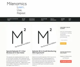 Milenomics.com(Learn, Use, Repeat) Screenshot