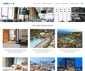 Milepro.com(Travel like a pro) Screenshot