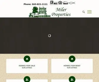 Milerproperties.com(Miler Properties) Screenshot