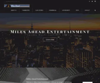 Milesaheadentertainment.com(Miles Ahead Entertainment & Broadcasting) Screenshot