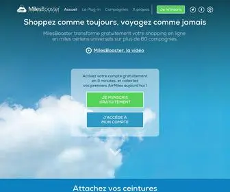 Milesbooster.fr(Gagnez des miles avec MilesBooster) Screenshot
