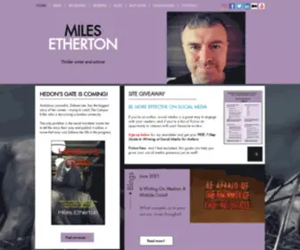 Milesetherton.com(The official website of Miles Etherton) Screenshot