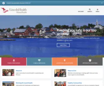 Mileshealthcare.org(LincolnHealth) Screenshot