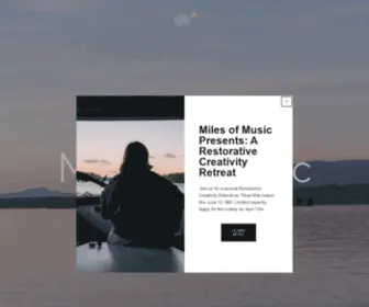 Milesofmusiccamp.com(MILES OF MUSIC) Screenshot