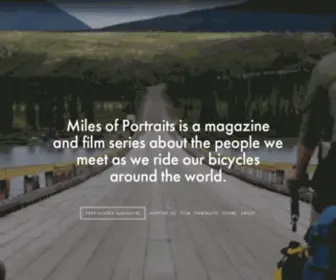 Milesofportraits.com(4000 Miles of Portraits) Screenshot