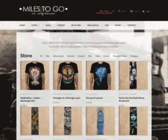 Milestogoclothing.com(Miles to go =) Screenshot