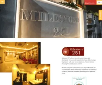 Milestone251.com(MilestoneStar Hotel in Jaipur) Screenshot