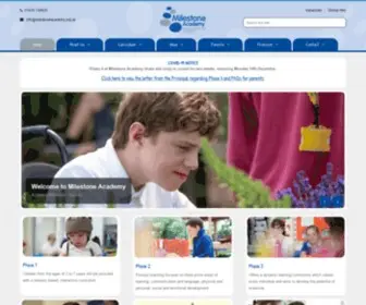 Milestoneacademy.org.uk(Milestone Academy) Screenshot