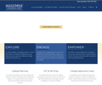 Milestonecollegeprep.com(Milestone College Prep) Screenshot