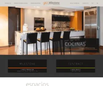 Milestone.com.co(Cocinas de Alta Gama) Screenshot