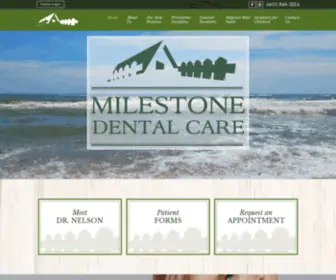 Milestonedentalcare.net(Milestone Dental Care) Screenshot