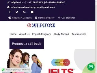 Milestoneeducationgroup.com(Milestone) Screenshot