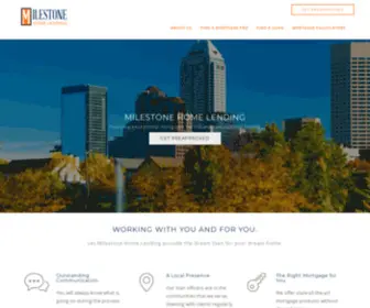 Milestonehl.com(Milestone Home Lending) Screenshot