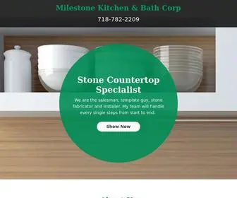 Milestonekitchenbathcorp.com(Milestone Kitchen & Bath Corp) Screenshot