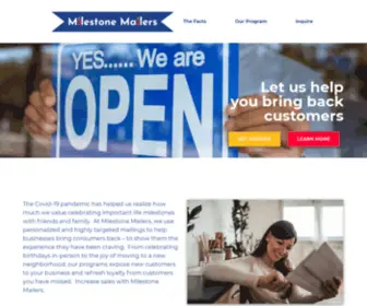 Milestonemailers.com(Milestone Mailers) Screenshot