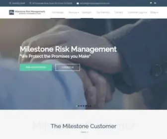 Milestonepromise.com(Milestone Risk Management) Screenshot
