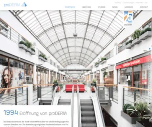 Milestones-Proderm.de(25 Jahre proDERM) Screenshot