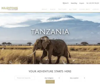 Milestonesafaris.com(With over 10 years experience of offering genuinely responsible bespoke safaris. Milestone Safaris) Screenshot