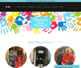 Milestonesuws.com(Milestones UWS Preschool) Screenshot