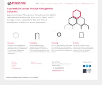 Milestoneuk.com(Primavera Consultants) Screenshot