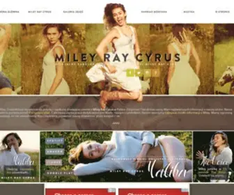 Mileyraycyrus.pl(Jedyna taka strona poświęcona znakomitej aktorce i piosenkarce) Screenshot
