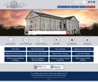 Milfordma.gov(Milfordma) Screenshot
