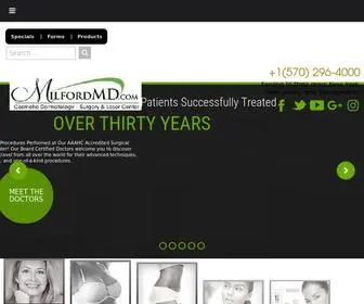 Milfordmd.com(Cosmetic Surgeon Scranton) Screenshot