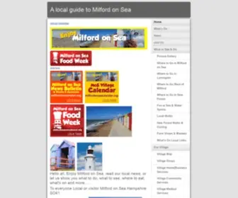 Milfordonsea.org(Keyhaven) Screenshot