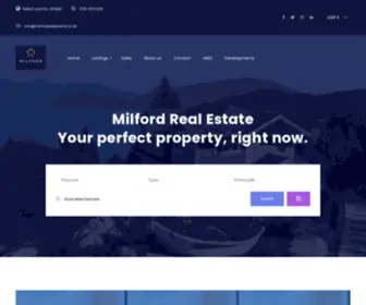 Milfordrealestate.co.uk(Milfordrealestate) Screenshot