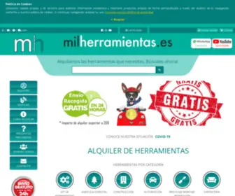 Milherramientas.es(En mil herramientas alquilamos todo tipo de herramientas para uso particular y profesional) Screenshot