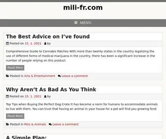 Mili-FR.com(Mili FR) Screenshot