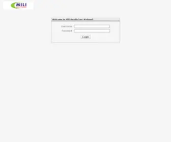Mili.net.ua(Mili HealthCare Webmail) Screenshot