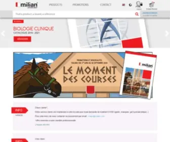 Milian.com(Fournisseur) Screenshot
