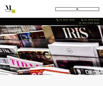 Milian.mx(Diseño e impresión de revistas y catálogos) Screenshot