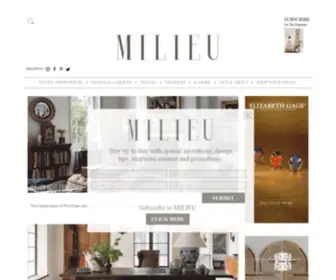 Milieu-Mag.com(A Magazine of Style) Screenshot