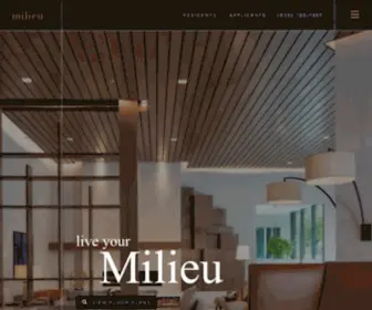 Milieuchicago.com(Apartments in Chicago) Screenshot