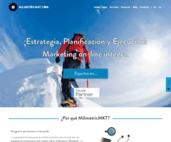 Milimetricmkt.com(Diseño Web y Marketing digital en Maresme y Barcelona MilimetricMKT) Screenshot