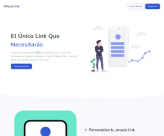 Milink.me(Linktree) Screenshot
