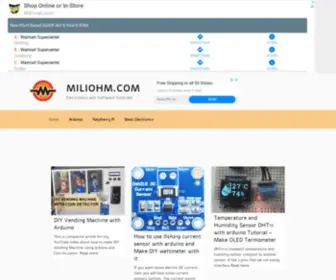 Miliohm.com(Electronics and Software tutorials) Screenshot