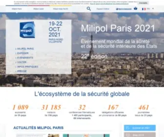 Milipol.com(Paris) Screenshot
