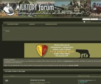 Milistory.net(Milistory Forum) Screenshot