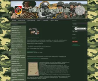 Militaria-Nagyaruhaz.hu(Kezdőlap) Screenshot