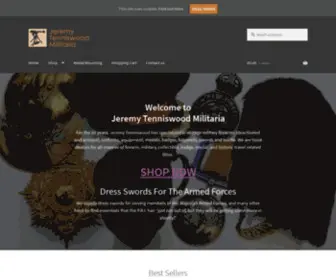 Militaria.co.uk(Jeremy Tenniswood Militaria) Screenshot
