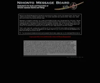 Militaria.co.za(Forum dedicated to the discussion of genuine Japanese swords (Nihonto)) Screenshot