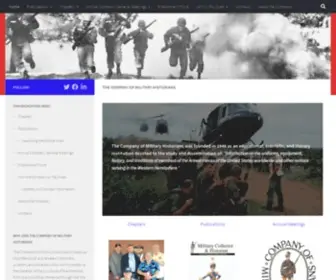 Military-Historians.org(The Company of Military Historians) Screenshot