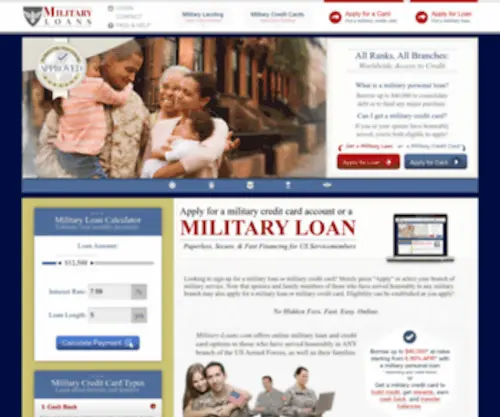 Military-Loans.com(Military Loans) Screenshot