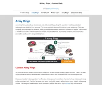 Military-Rings.com(Custom Made) Screenshot