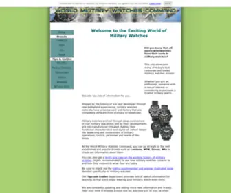 Military-Watches-Command.com(World Military Watches Command) Screenshot