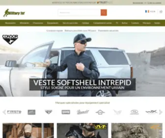 Military1ST.fr(Boutique d'équipement et de surplus militaire) Screenshot