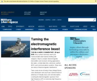 Militaryaerospace.com(Military Aerospace) Screenshot